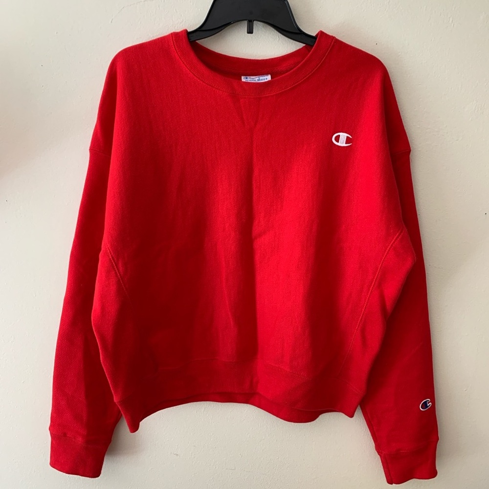 Red Champion Sweater